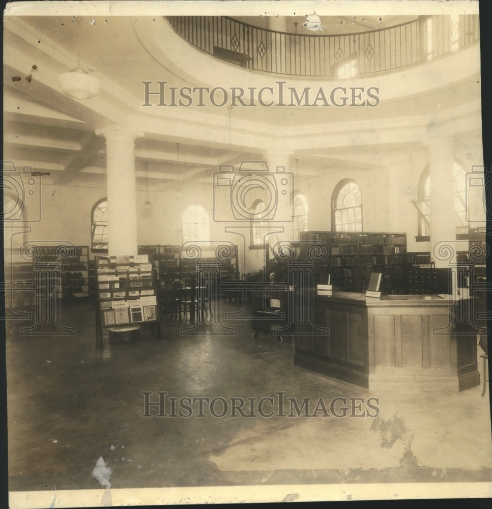 1937 Press Photo Alabama-Birmingham-M. Paul Phillips Library at Southern College - Historic Images