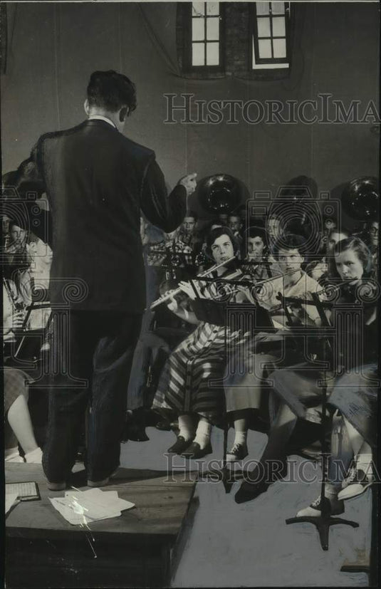 1952 Press Photo Colonel Carleton K. Butler, University of Alabama Band Director - Historic Images