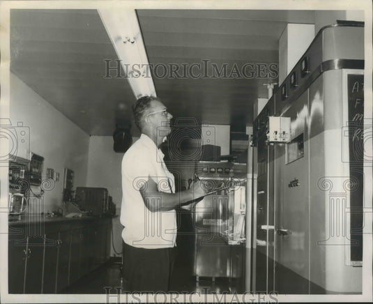 1965 Press Photo Alabama Space Trucking Station in Jordan Lake, Alabama - Historic Images