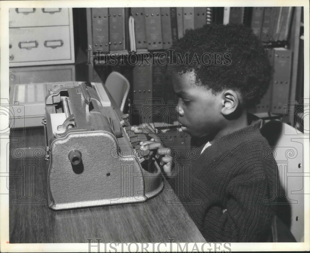 1978 Press Photo Maurice Carroll at Barrett School in Birmingham, Alabama - Historic Images