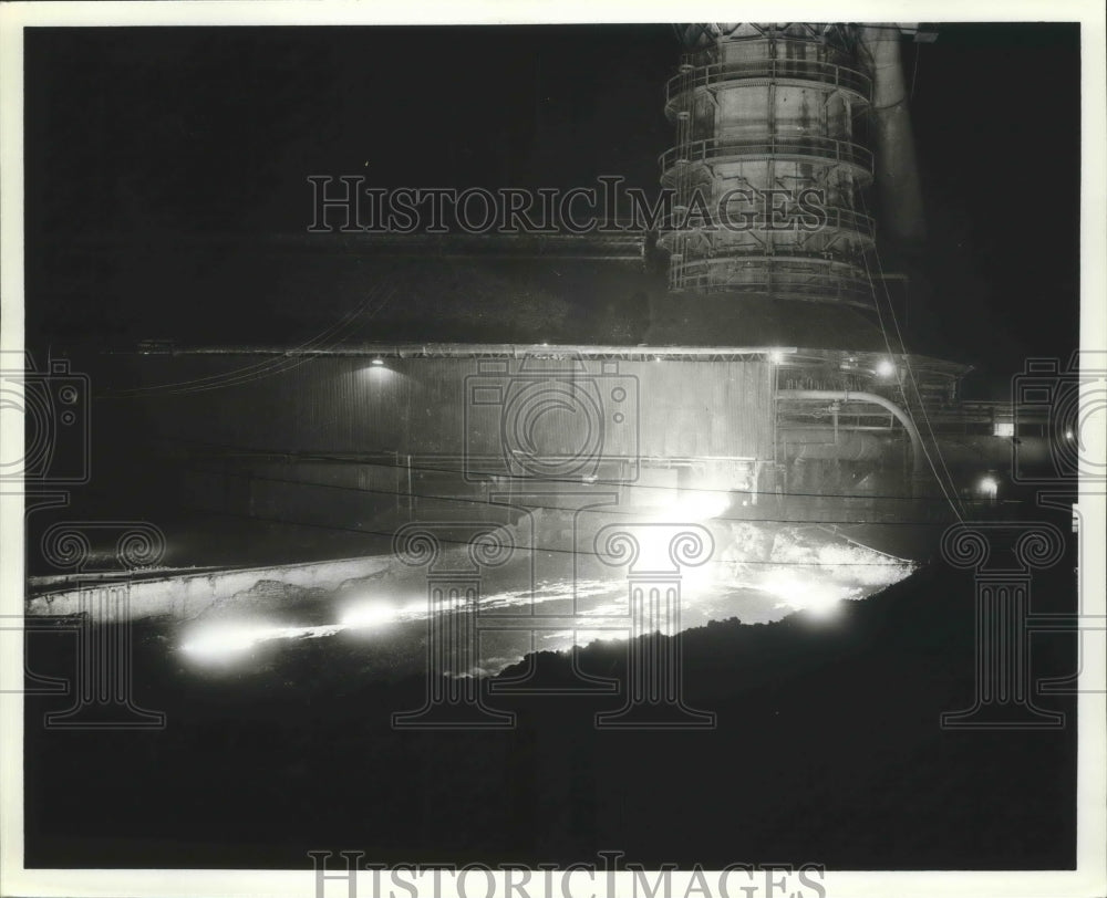 Press Photo First Steel in Birmingham, Alabama - Historic Images