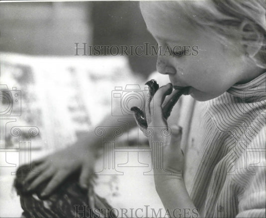 1978 Press Photo Kindergarten Student in Birmingham, Alabama - Historic Images