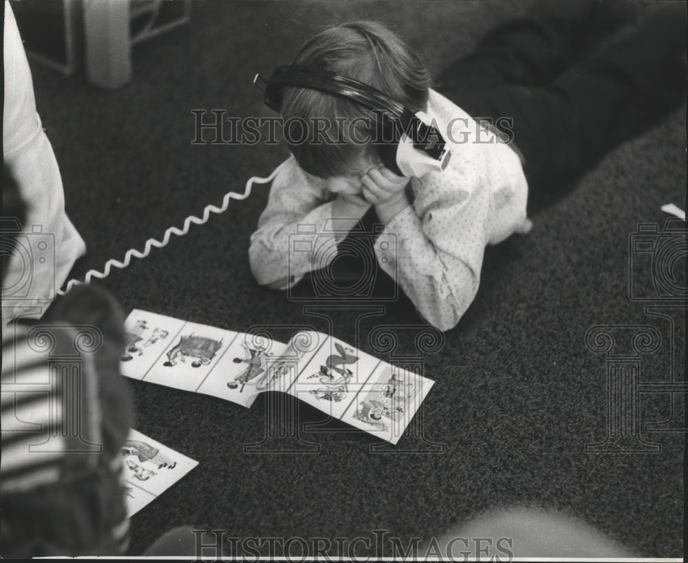 1978 Press Photo Kindergarten Student in Birmingham, Alabama - Historic Images