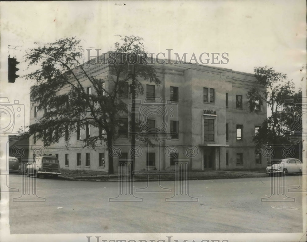 1950 Press Photo YMCA at 15th St and 4th Ave South in Birmingham, Alabama - Historic Images