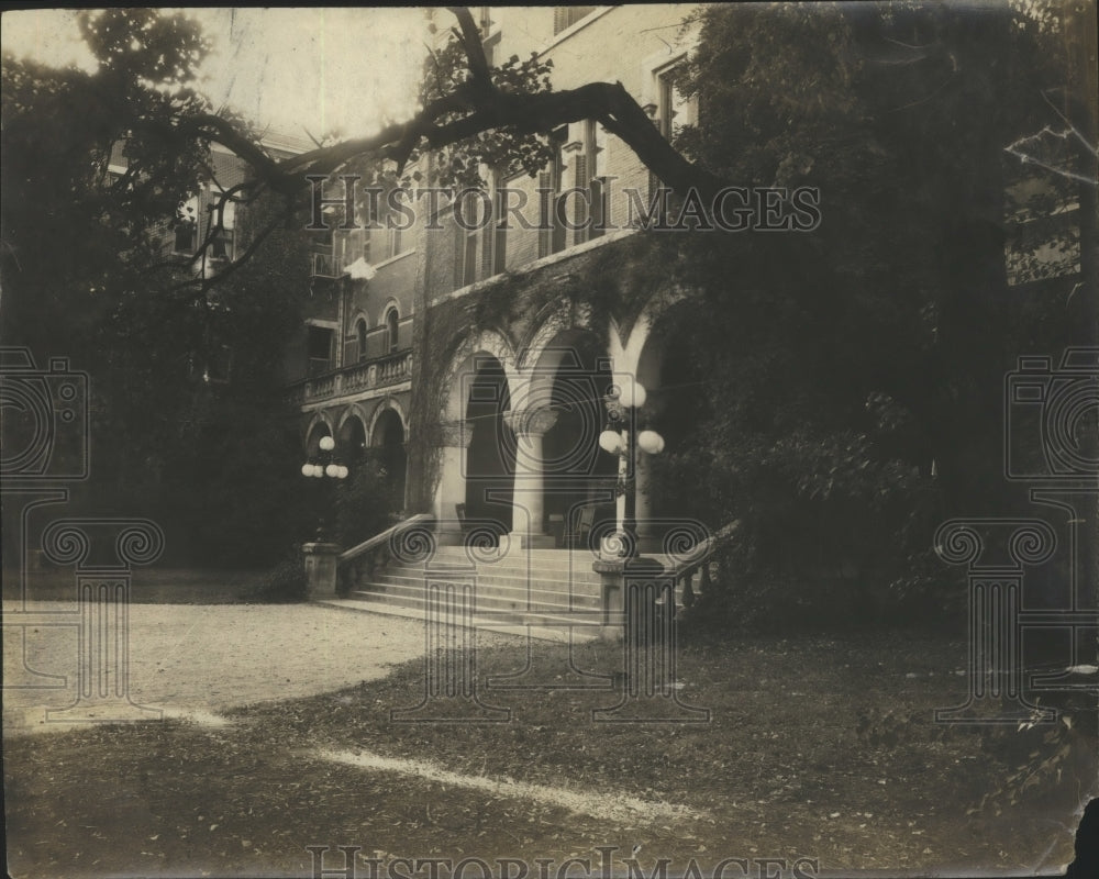 1930 Press Photo Main dormitory, University of Montevallo, Montevallo, Alabama - Historic Images