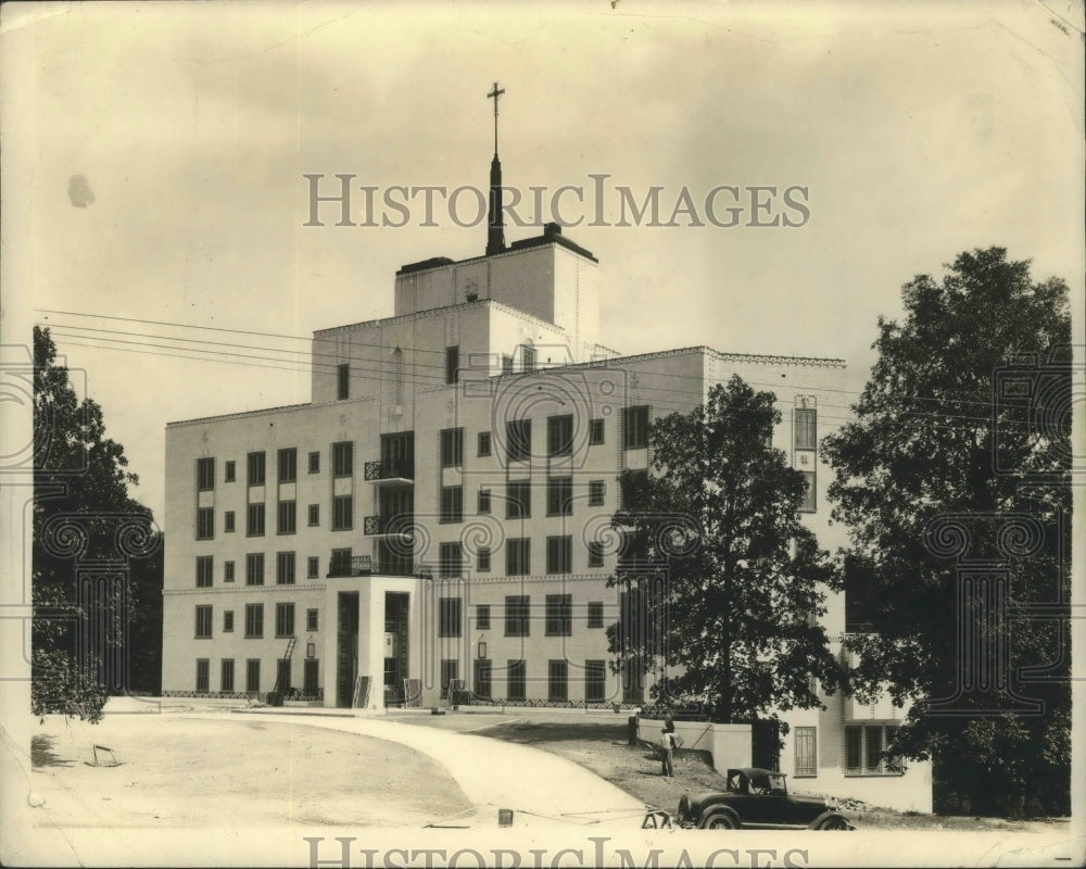 1937 Press Photo Gadsden, Alabama, New Hospital, Holy Name of Jesus Hospital - Historic Images