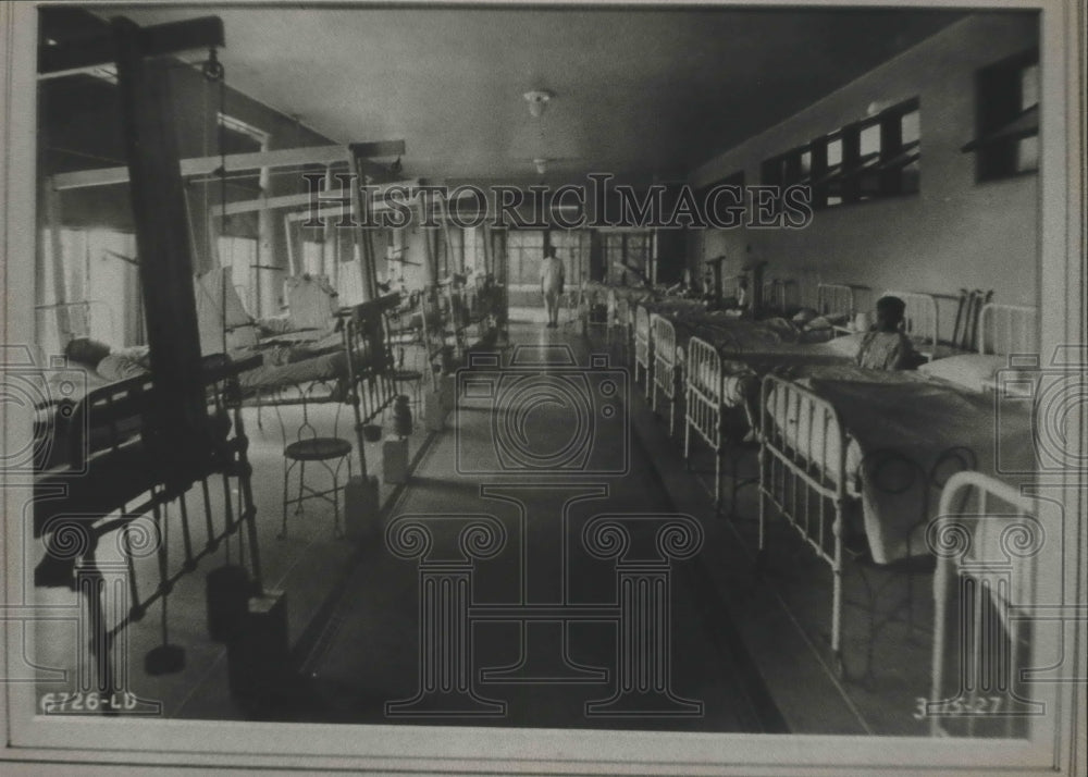 1927 Press Photo Alabama-Tennessee Coal &amp; Iron company-operated  medical center. - Historic Images