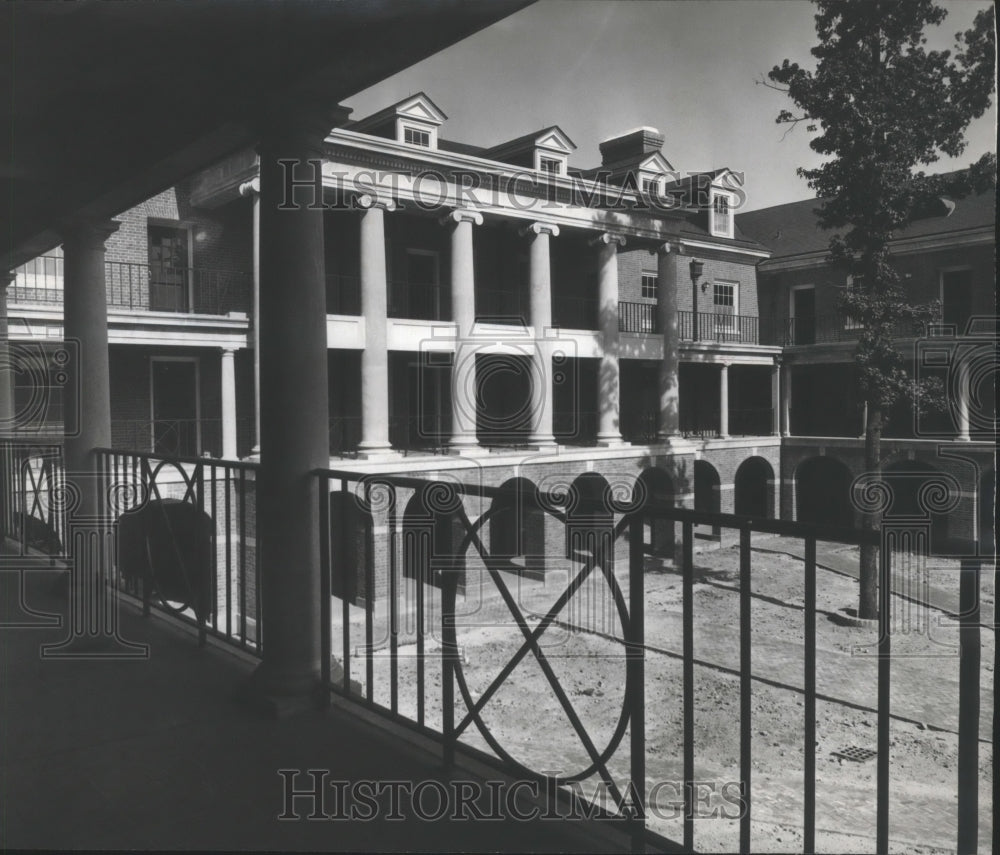 1957 Press Photo Alabama-Birmingham-Howard College Men&#39;s Dormitory. - Historic Images