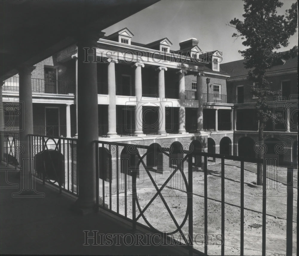 1957 Press Photo Alabama-Birmingham-Howard College Men's Dormitory. - Historic Images