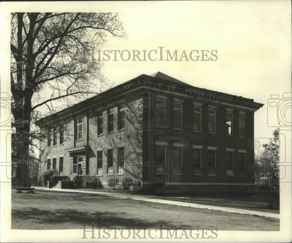 1940 Press Photo The Library at Howard College, Birmingham, Alabama, Samford Un. - Historic Images