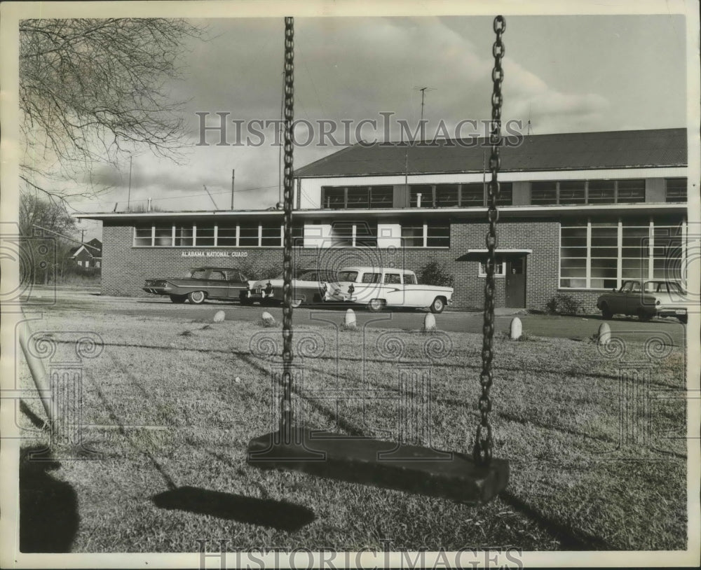 1962 Press Photo Alabama-Birmingham-Swing hanging at Norwood Community Center. - Historic Images