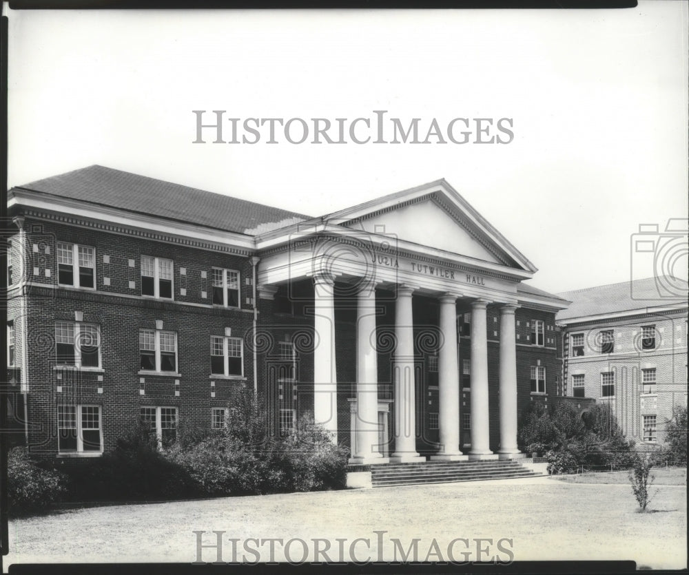 Press Photo Tuscaloosa- University of Alabama's Julia Tutwiler Hall. - Historic Images