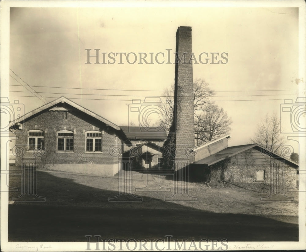 1938 Press Photo Alabama-Athens College Power Plant. - Historic Images