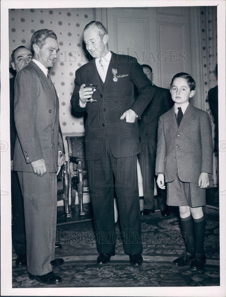 1954 Denver Colorado French Consul Baron Louis de Cabrol Press Photo - Historic Images