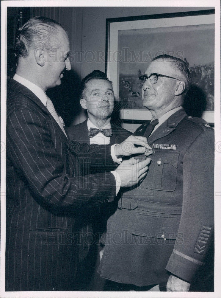 1956 Denver Colorado French Consul Baron Louis de Cabrol Press Photo - Historic Images