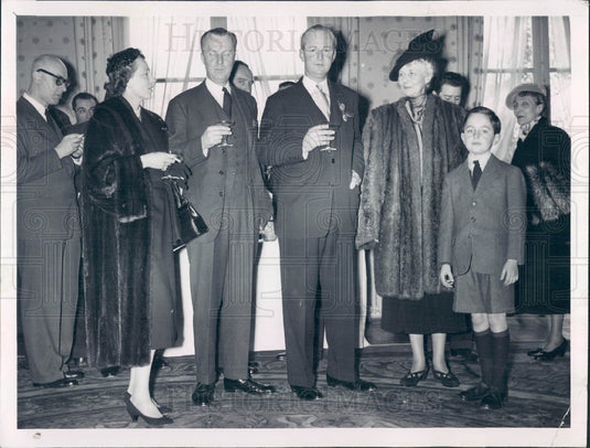 1954 Denver Colorado French Consul Baron Louis de Cabrol Press Photo - Historic Images
