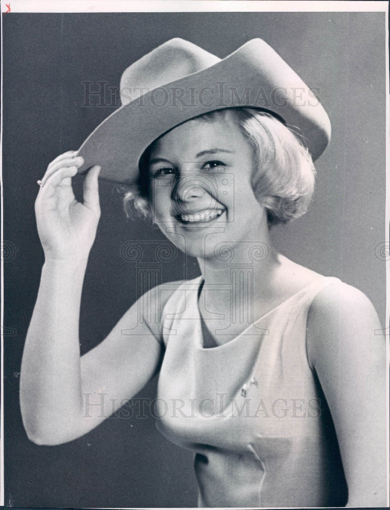 1962 Miss Colorado 1962 Sally Guinn Press Photo - Historic Images