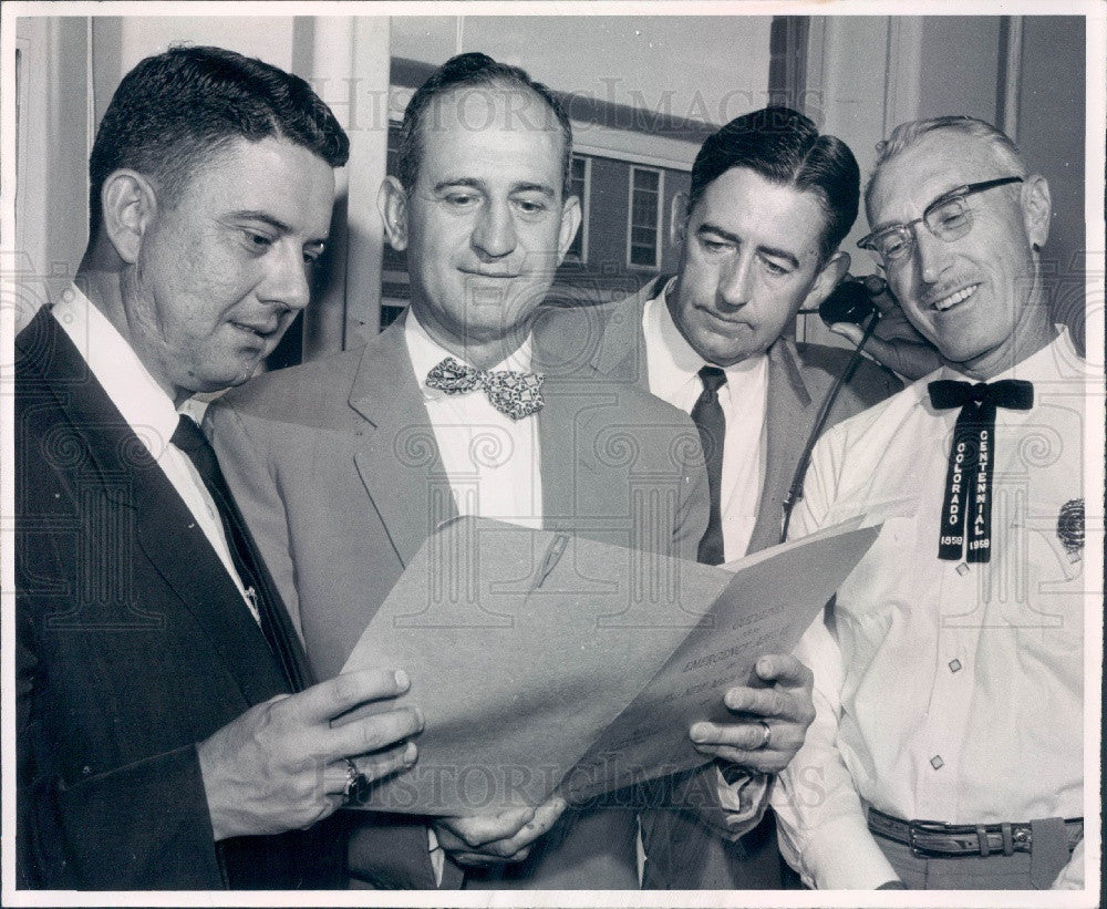 1959 Denver Colorado March of Dimes Press Photo - Historic Images