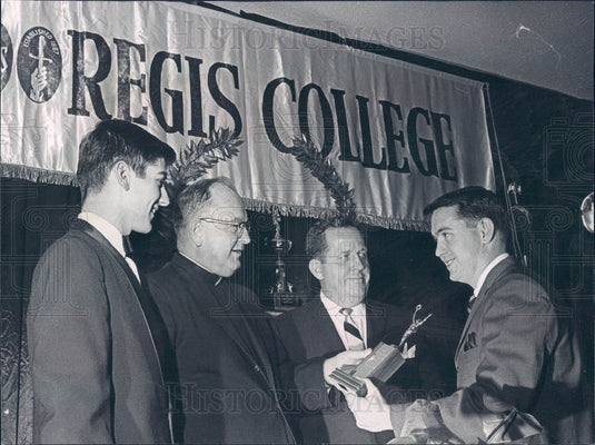 1965 Regis College Man of the Year Joseph Earley Press Photo - Historic Images