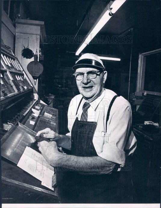 1961 Denver Colorado L P Kennedy Oldest Businessman Englewood Press Photo - Historic Images