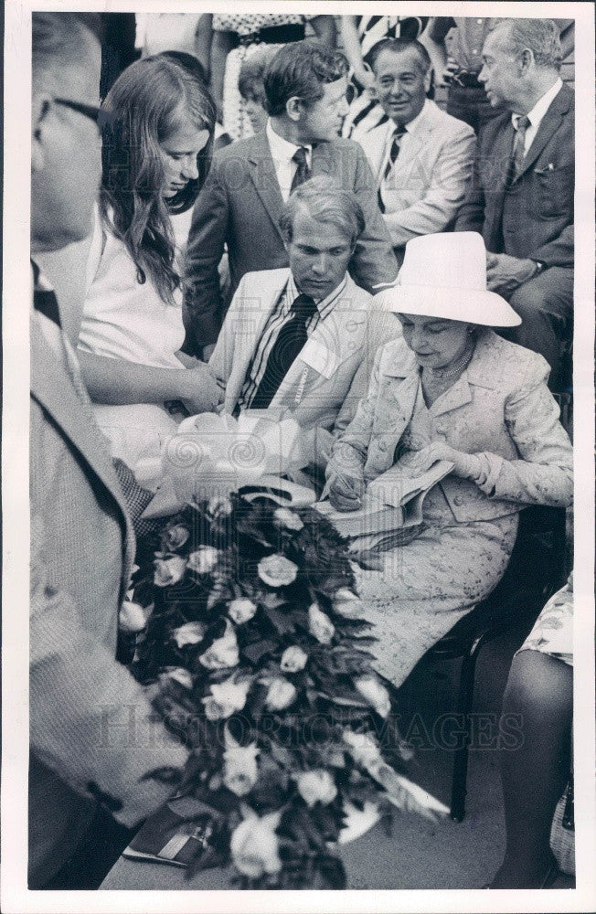 1971 Hollywood Actress Movie Star Lillian Gish Press Photo - Historic Images