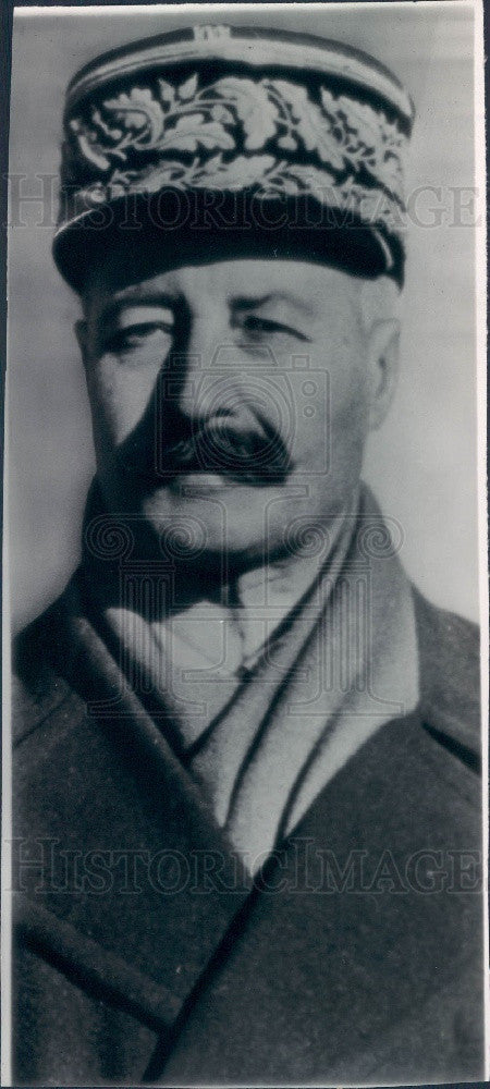 1943 WWI & WWII French General Henri Honore Giraud Press Photo - Historic Images