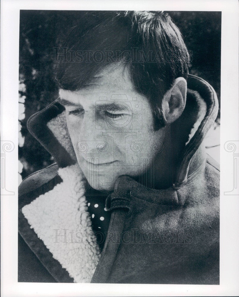 1969 American Author &amp; Screenwriter Evan Hunter Press Photo - Historic Images