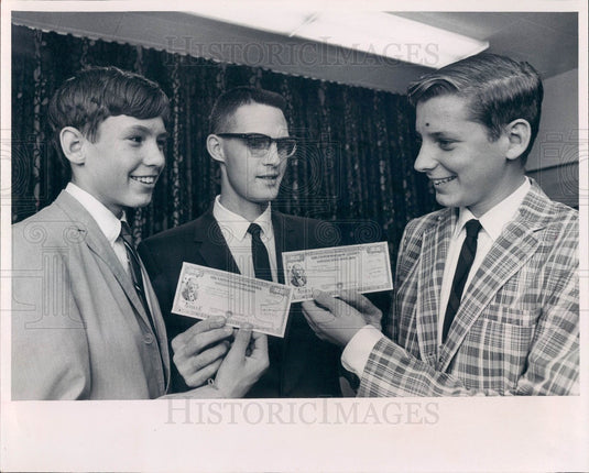 1966 St. Petersburg FL Rec Dept Top Scorers & Sports Editor Quine Press Photo - Historic Images