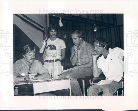 1978 Hollywood Movie Director Robert Godfrey & Actor Robert Redford Press Photo - Historic Images