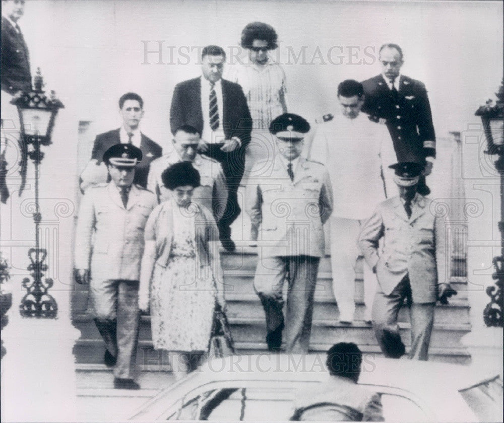 1963 Peru Military Junta Gen Perez Godoy Press Photo - Historic Images