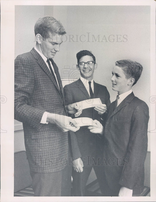 1963 St. Petersburg FL Rec Dept Top Scorers & Sportswriter House Press Photo - Historic Images