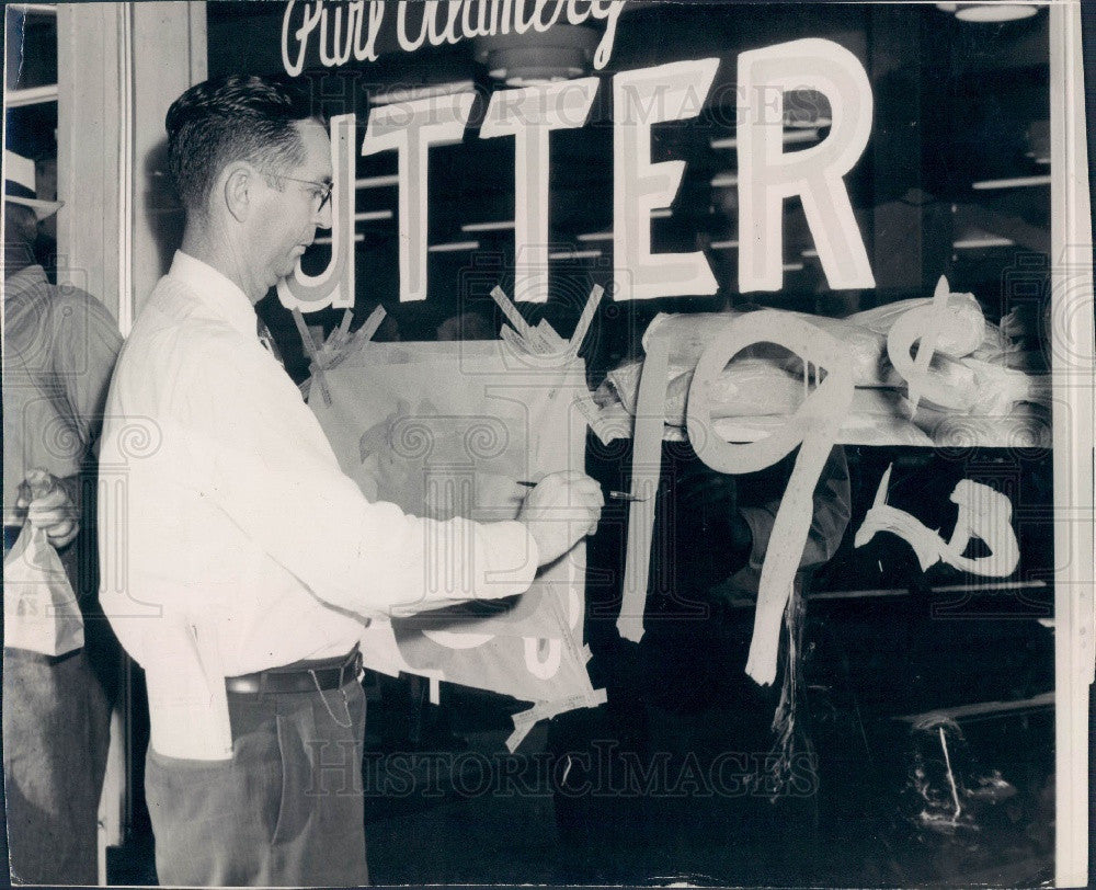 1948 St. Petersburg FL Webb&#39;s City Manager J.H. Willis Press Photo - Historic Images