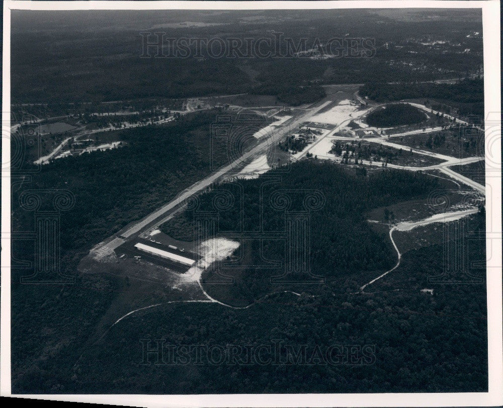 1973 Pasco County Florida Hidden Lake Estates Aerial Press Photo - Historic Images