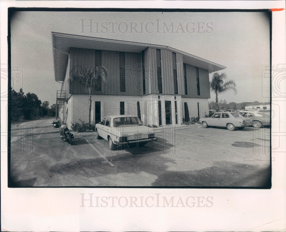 1974 Pasco County Florida Custom Commerce Office Press Photo - Historic Images