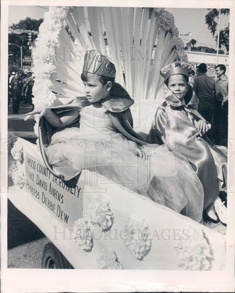 Undated Pasco County Florida Jr. Royalty David Ahrens &amp; Debbie Dew Press Photo - Historic Images