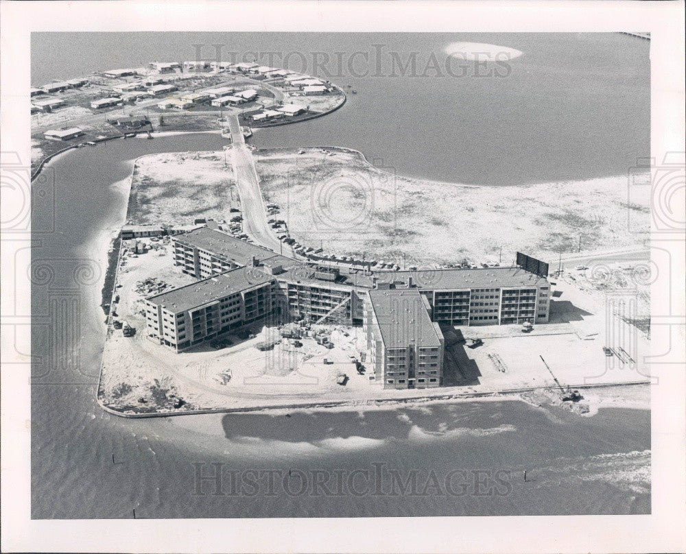 Undated St. Petersburg Florida Pasadena Apartments Aerial View Press Photo - Historic Images