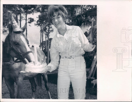 1969 Seminole Florida Birthday Party for Gina Crew's Colt Dixie Press Photo - Historic Images
