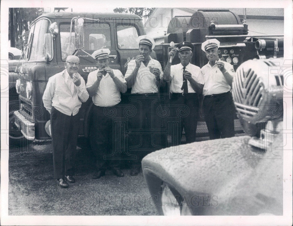 1970 SW Pasco County Florida Volunteer Fire Dept Press Photo - Historic Images