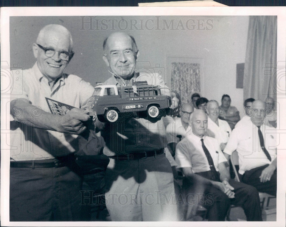 1970 SW Pasco County Florida Volunteer Fire Dept Holiday Press Photo - Historic Images