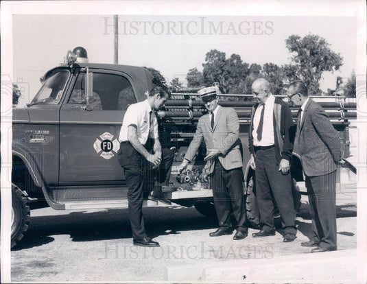 1970 SW Pasco County Florida Volunteer Fire Dept Press Photo - Historic Images