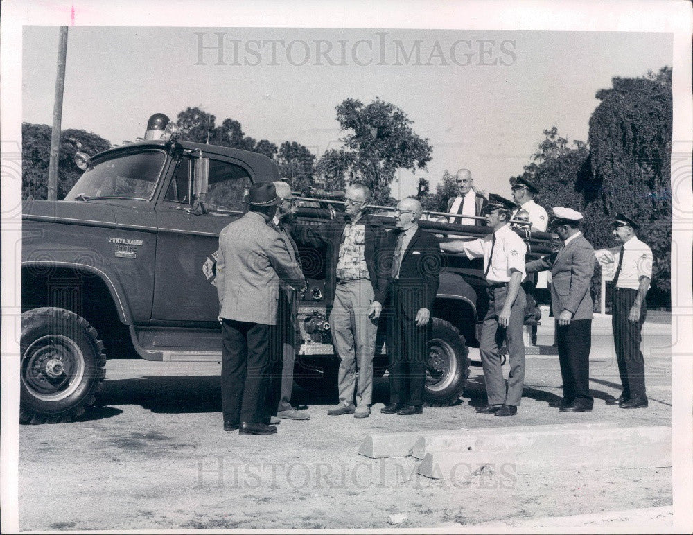 1970 SW Pasco County Florida Volunteer Fire Dept Press Photo - Historic Images