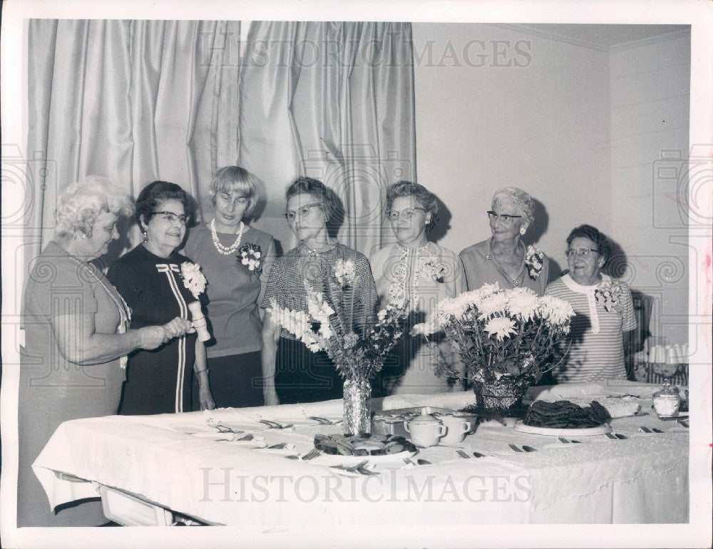 1971 SW Pasco County Florida Volunteer Fire Dept Lassies Press Photo - Historic Images