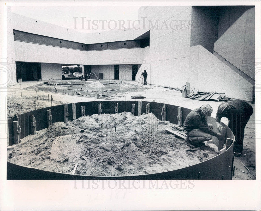 1978 New Port Richey Florida West Pasco County Government Bldg Press Photo - Historic Images