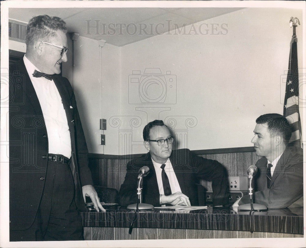 1965 Port Richey Florida Mayor John Brasher/Delzer/McPherson Press Photo - Historic Images