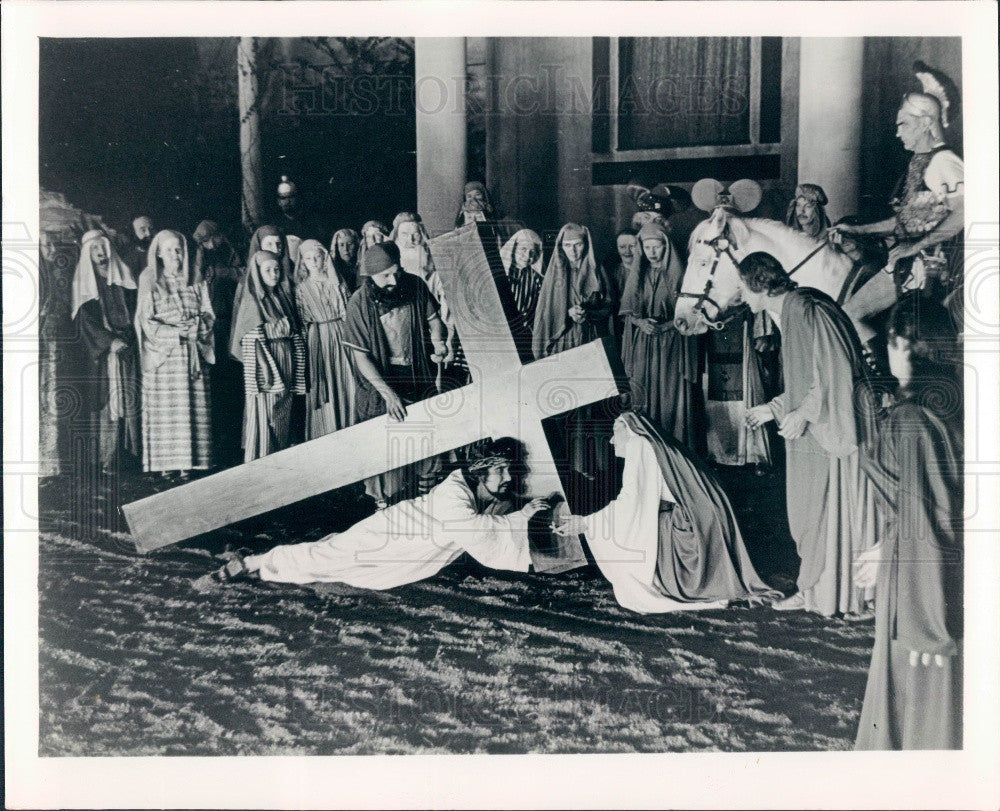 1965 Lake Wales Florida Black Hills Passion Play Press Photo - Historic Images