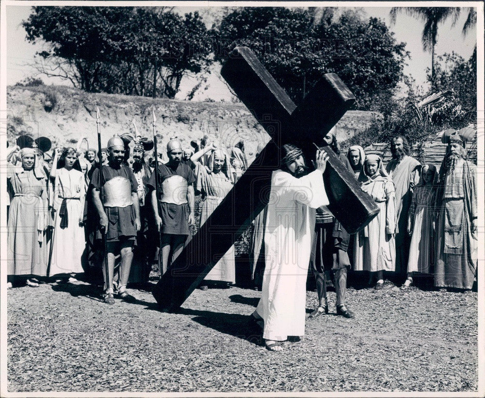 1965 Lake Wales Florida Black Hills Passion Play Press Photo - Historic Images