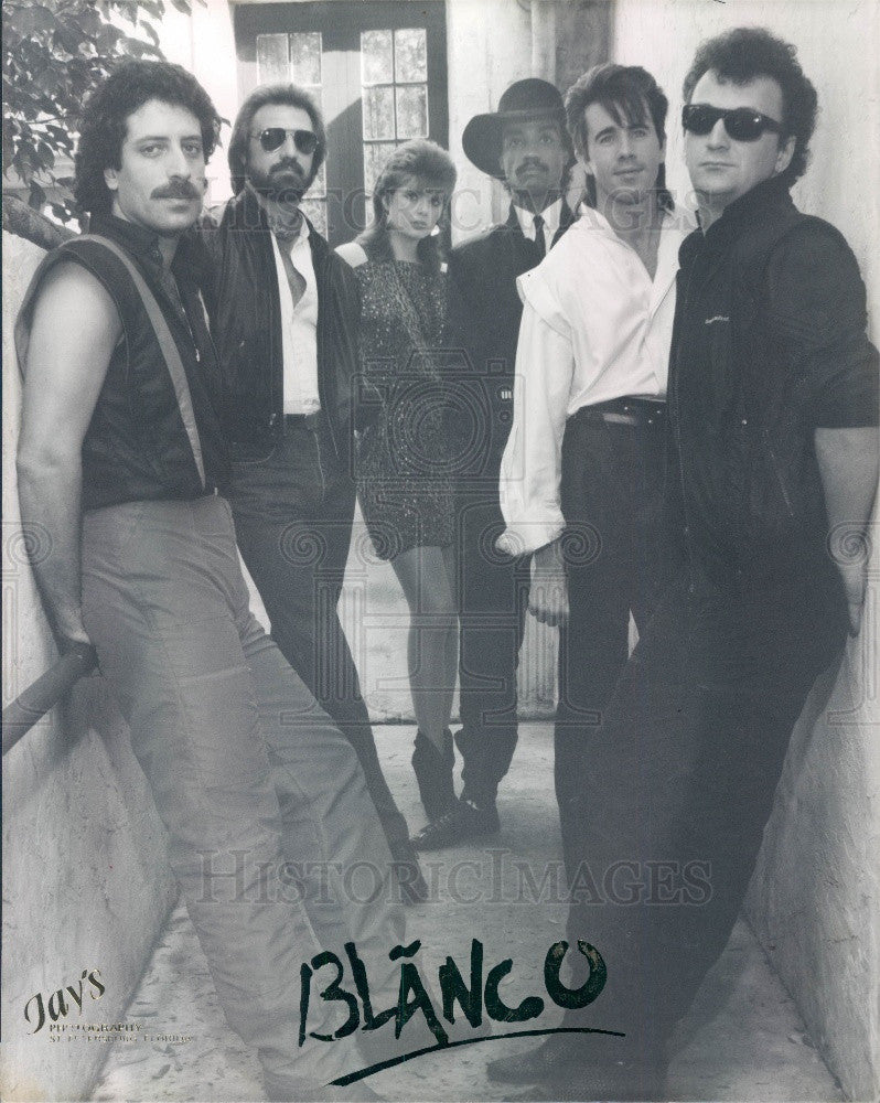 1984 Music Group Blanco Press Photo - Historic Images