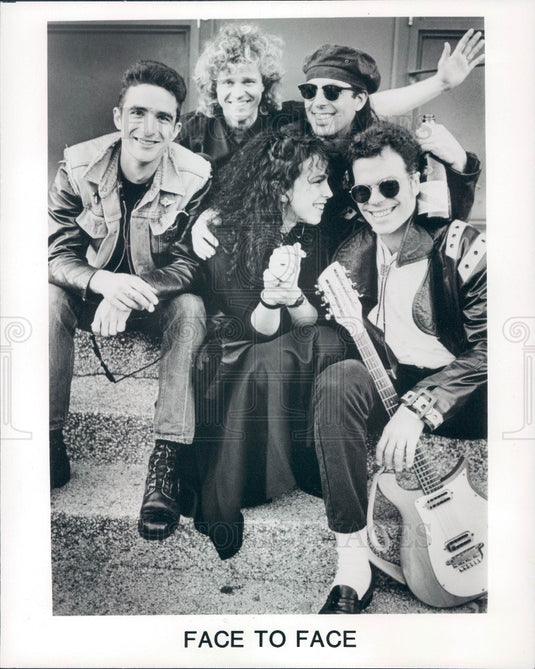 1986 Music Group Face to Face Press Photo - Historic Images