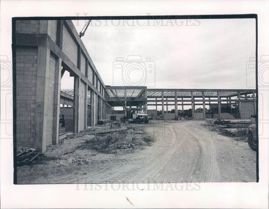 1978 Pasco County Florida Public Works Maintenance Building Press Photo - Historic Images