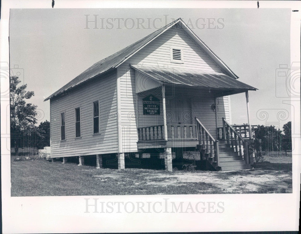 1978 Pasco County Florida Enterprise United Methodist Church Press Photo - Historic Images